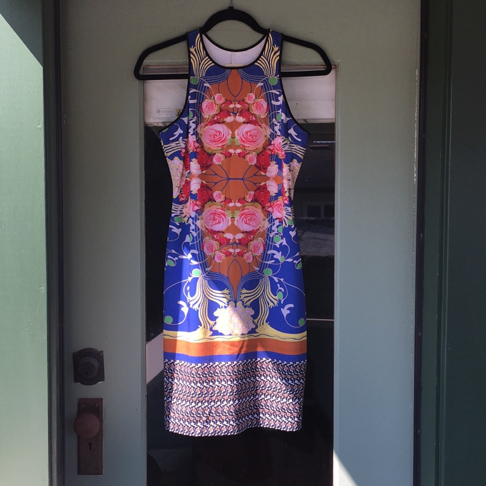 Dream Daily Print Spandex Mini Dress